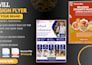 design professional business promotional and marketing flyer